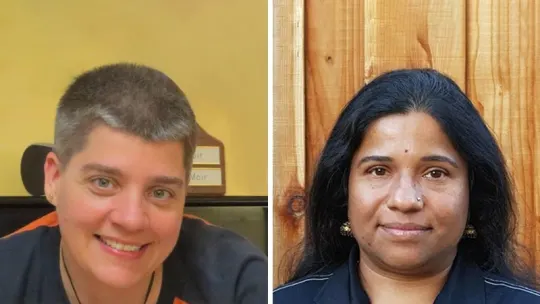 Tracey Bogue and Maya Madhavan