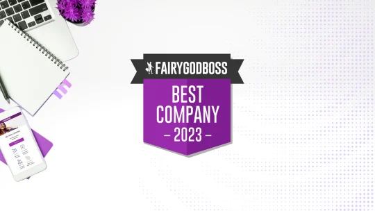 Fairygodboss Best Company 2023 image.
