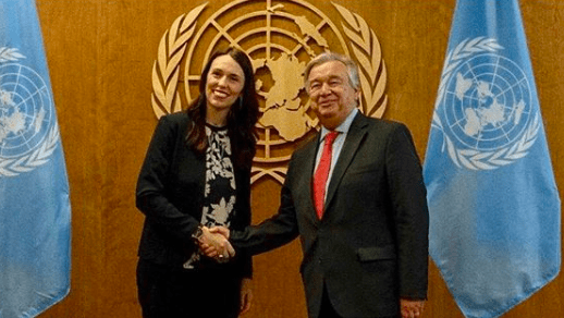 Jacinda Ardern at UN