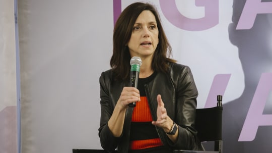 Author Beth Comstock.