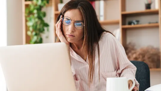 Frustrated woman