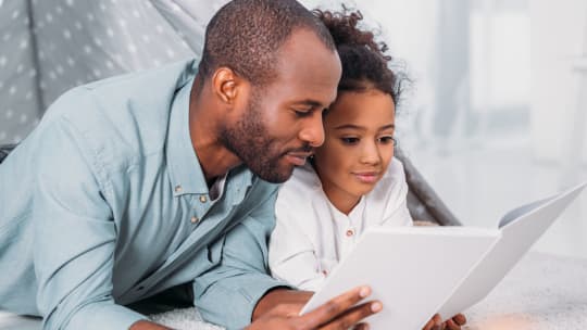 Dad and daughter