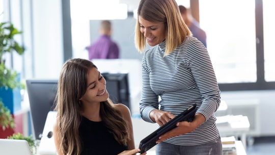 two businesswomen