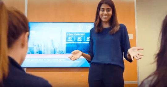 Nandita Chauhan, Analyst at Avanade and Recipient of Avanade’s STEM scholarship.