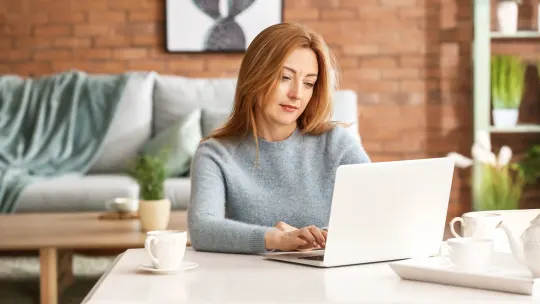 Woman on laptop