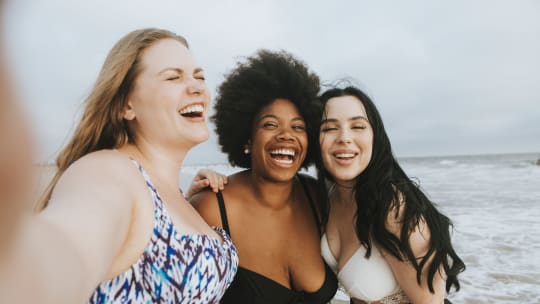 Women on the beach