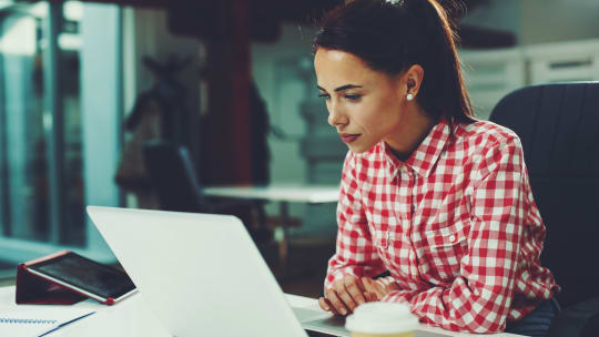 Woman at work