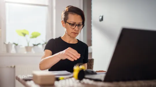 Woman on laptop