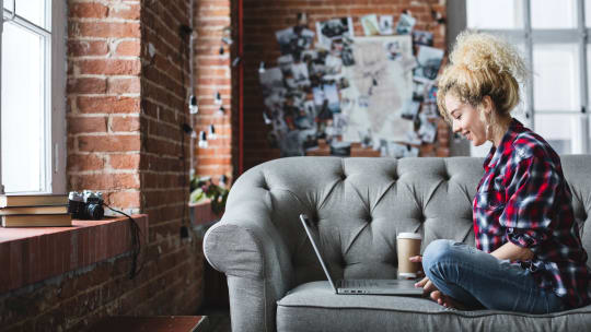 woman on laptop