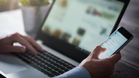 Man on laptop