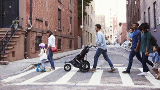 Walking parents
