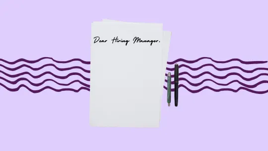 cover letter draft