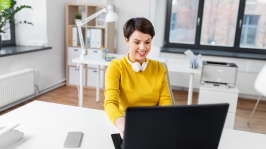 Woman on laptop