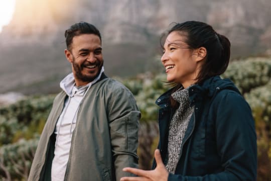 Couple Talking