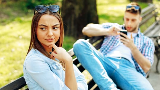 Couple on a date