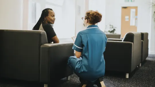 Women in waiting room
