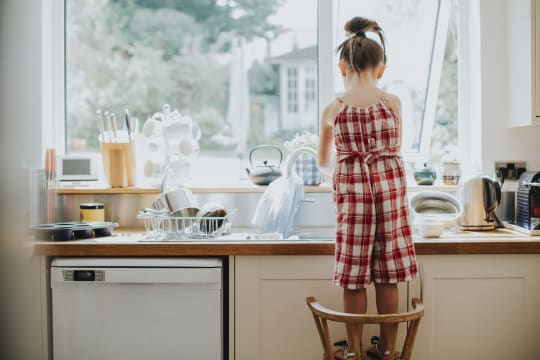 Child Doing Chores