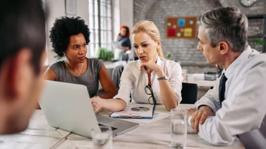 Woman Stressed at Work
