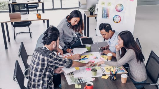 marketing team meeting