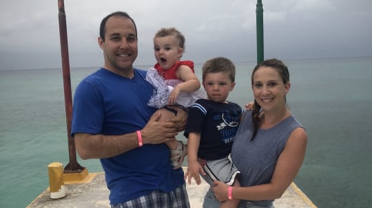 Brian Solomon, Senior Manager of Talent Partnerships at OnDeck, and his family.