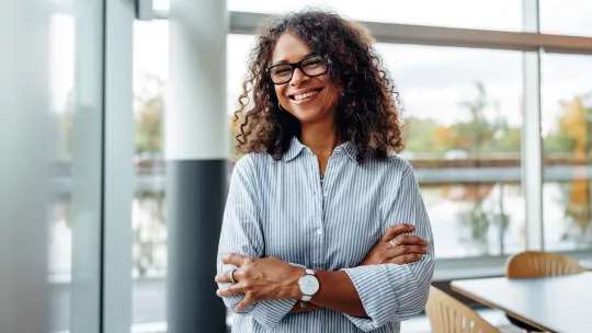 Smiling woman