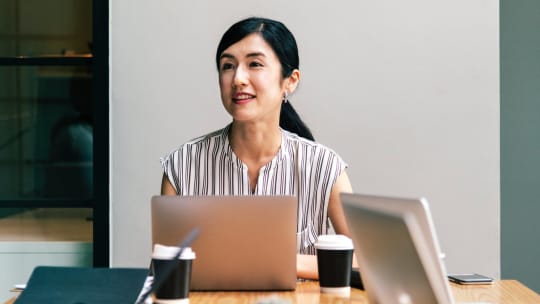 businesswoman working