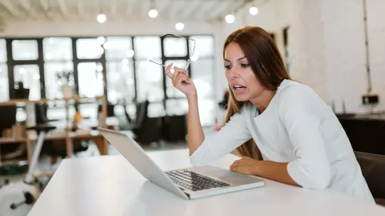 Woman on laptop