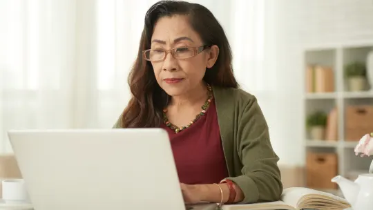 Woman on laptop