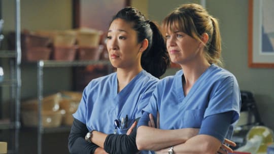 Meredith and Cristina