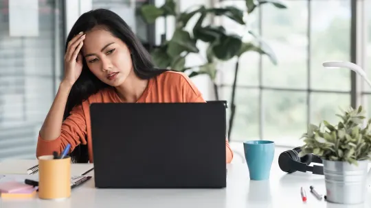 Woman on laptop
