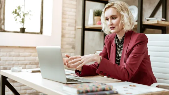 Woman on laptop