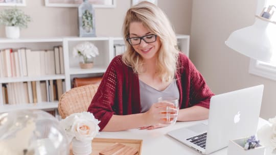 Woman at Desk