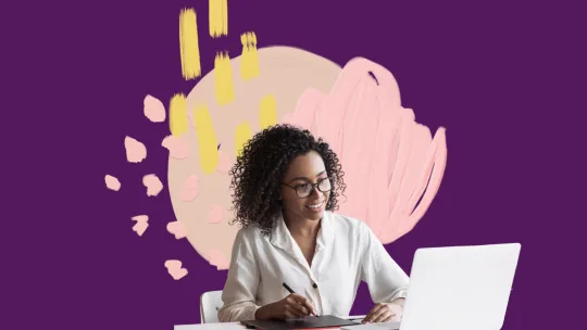woman on Zoom meeting