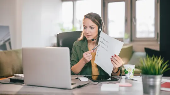 Woman on laptop