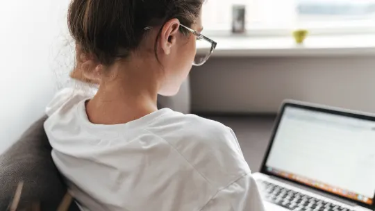 Woman at desk