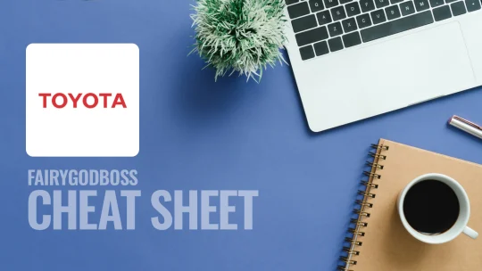 Toyota Cheat Sheet.