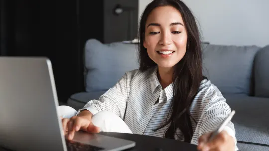 Woman on laptop