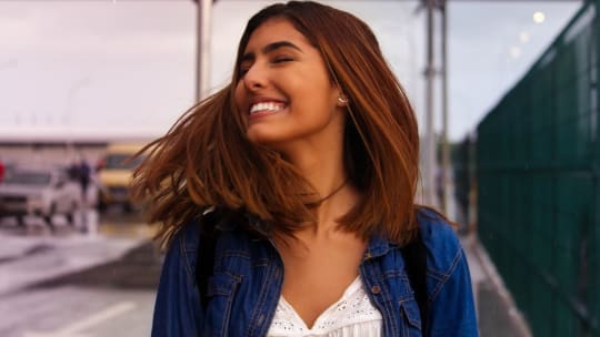 Happy person