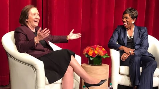 Judy Marks and Carla Harris