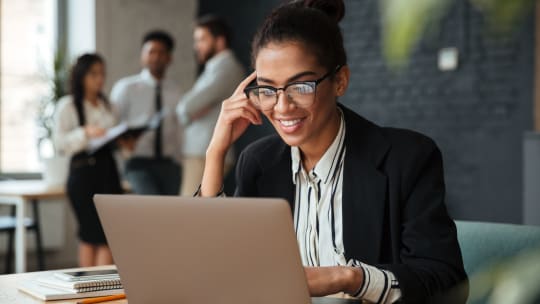 Woman at work