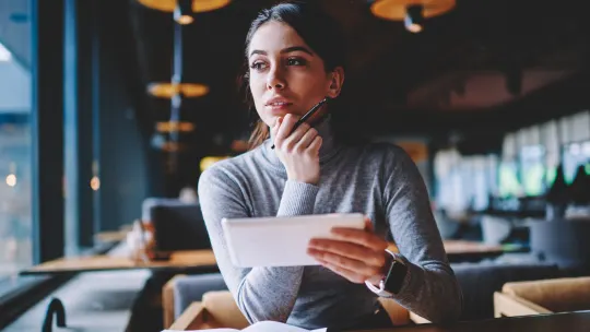 Woman at work