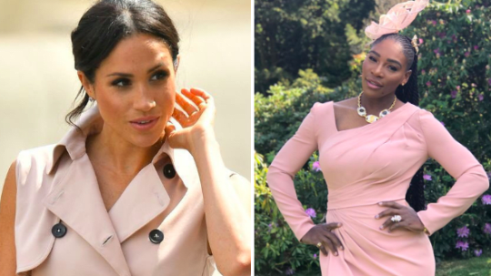 Meghan Markle and Serena Williams