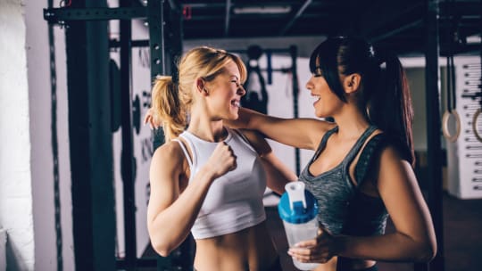Women at the gym
