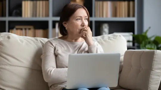 Stressed working mom