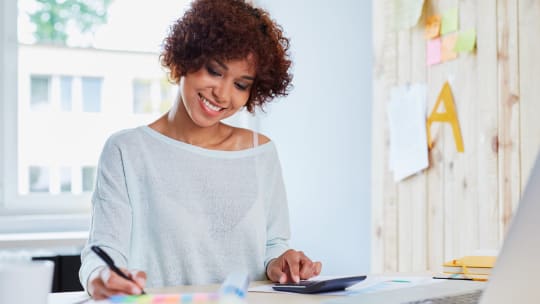 Smiling woman