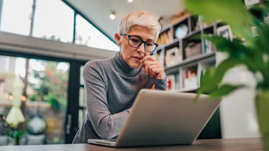 Woman on laptop