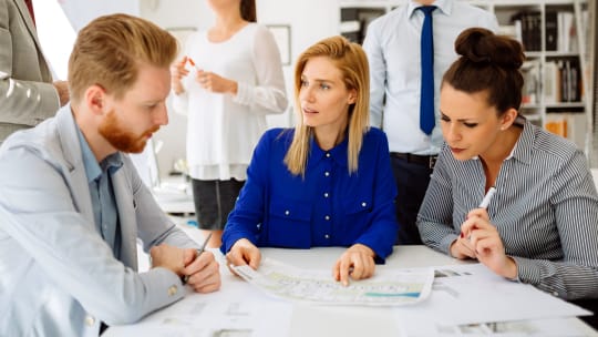 Woman Leading Meeting
