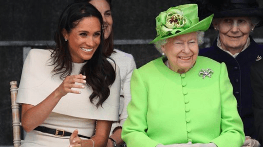 Meghan Markle and Queen Elizabeth