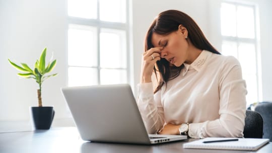 stressed woman