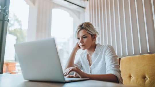 Woman at work